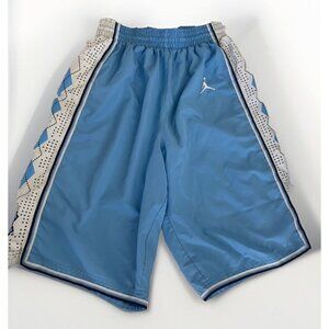 Air Jordan UNC Carolina Tar Heels Basketball Shorts Size Small Blue